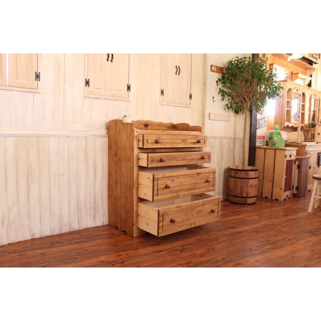 カントリー ハート チェスト L オーダーメイド カントリー家具 完成品