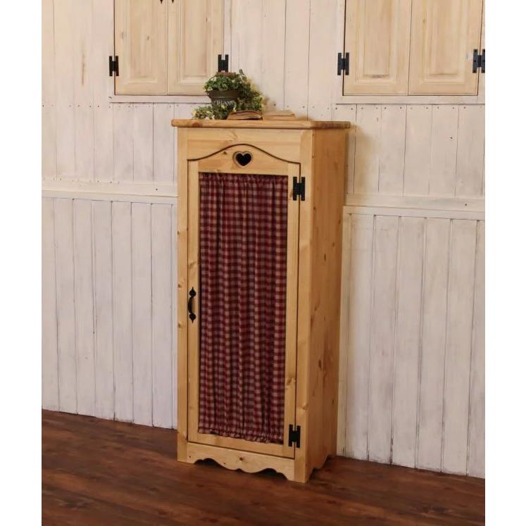 ハート 布 キャビネット L オーダーメイド カントリー家具 完成品