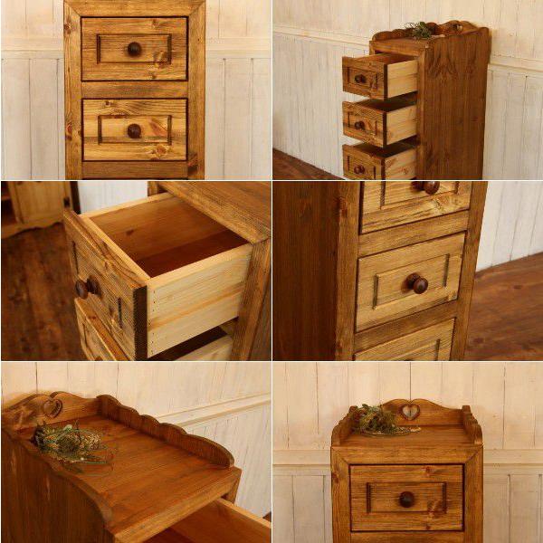 カントリー ハート チェスト S オーダーメイド カントリー家具 完成品