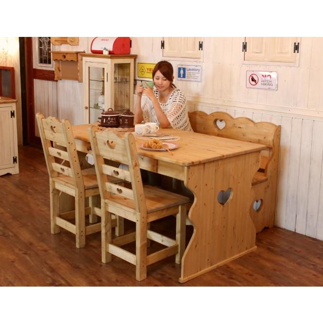 カントリー家具 セット チェア 手作り 安心の日本製 パイン材 北欧