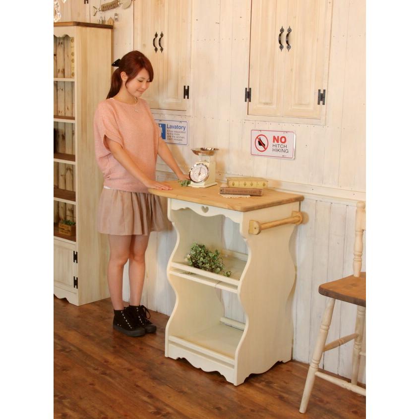 カントリー ワゴン ナチュラル NC キャスター付き オーダー家具 選べる