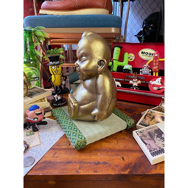 商売繁盛＆開運招福 大阪名物ビリケンさんの縁起のええ置物【○Mサイズ