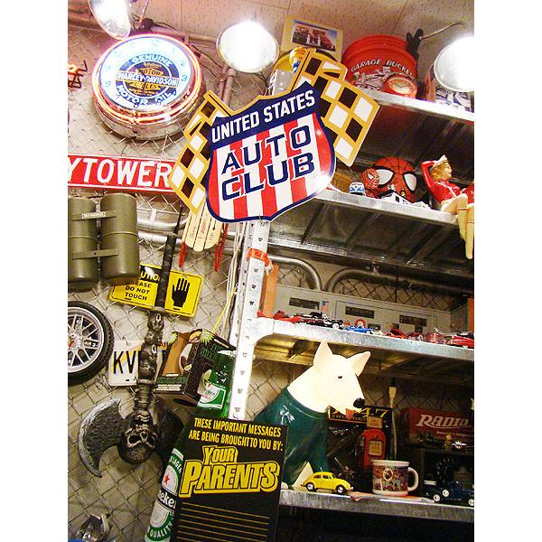 ビッグサイズ USオートクラブ ガレージングサイン アメリカ雑貨