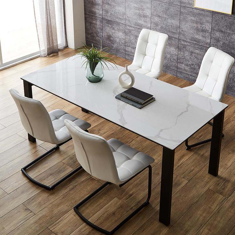 開梱設置無料】ダイニングテーブルセット 幅150 グレー ホワイト