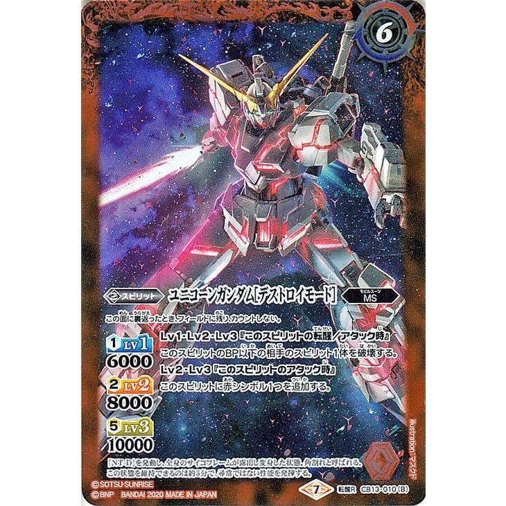 バトルスピリッツ ユニコーンガンダム［ユニコーンモード