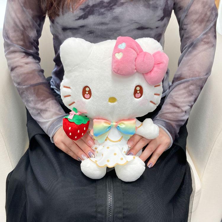 ハローキティ アニバーサリーぬいぐるみM 209757 いちご新聞50th 50