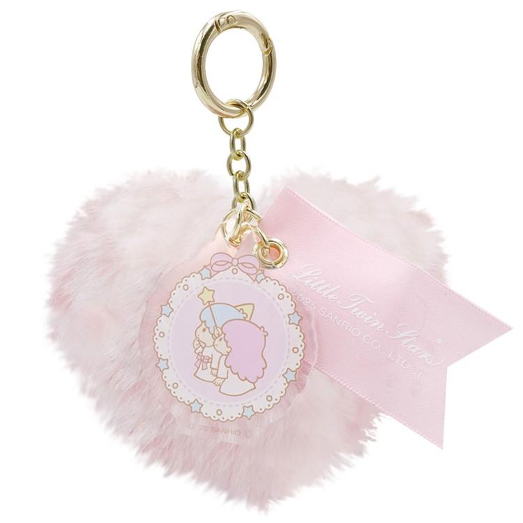 リトルツインスターズ 8203-490 ファーチャーム ピンク