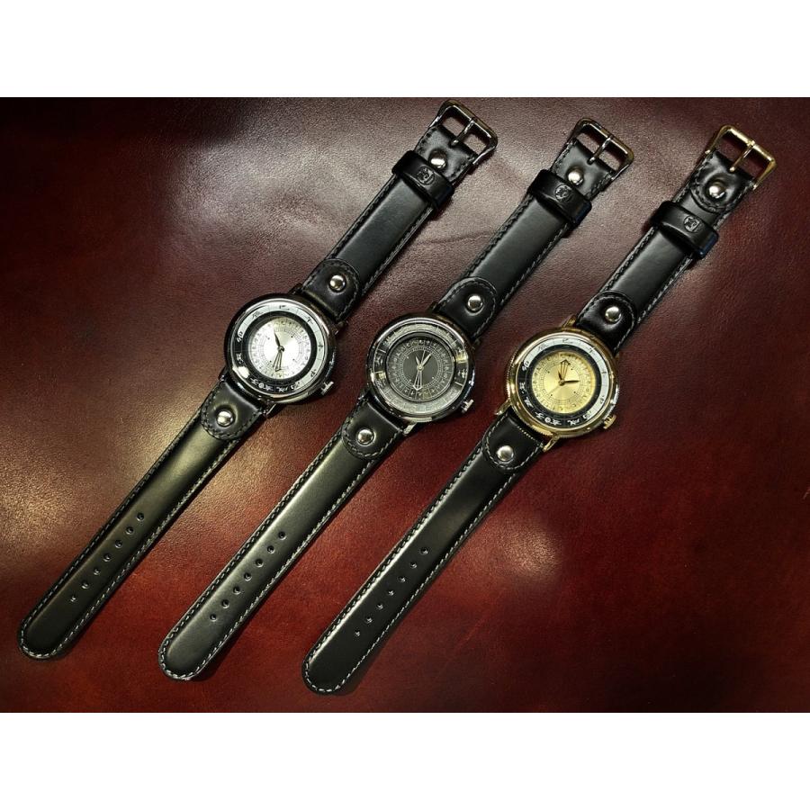 江戸之刻”令和版 腕巻き仕様” 鈍（にび）文字盤 (現代式 和時計