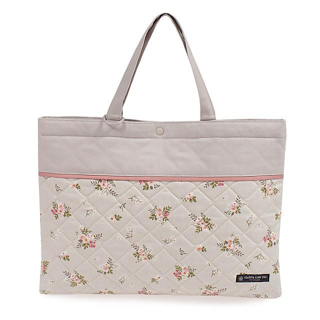 レッスンバッグ キルティング ループ付き プティ・ブーケ 手さげバッグ