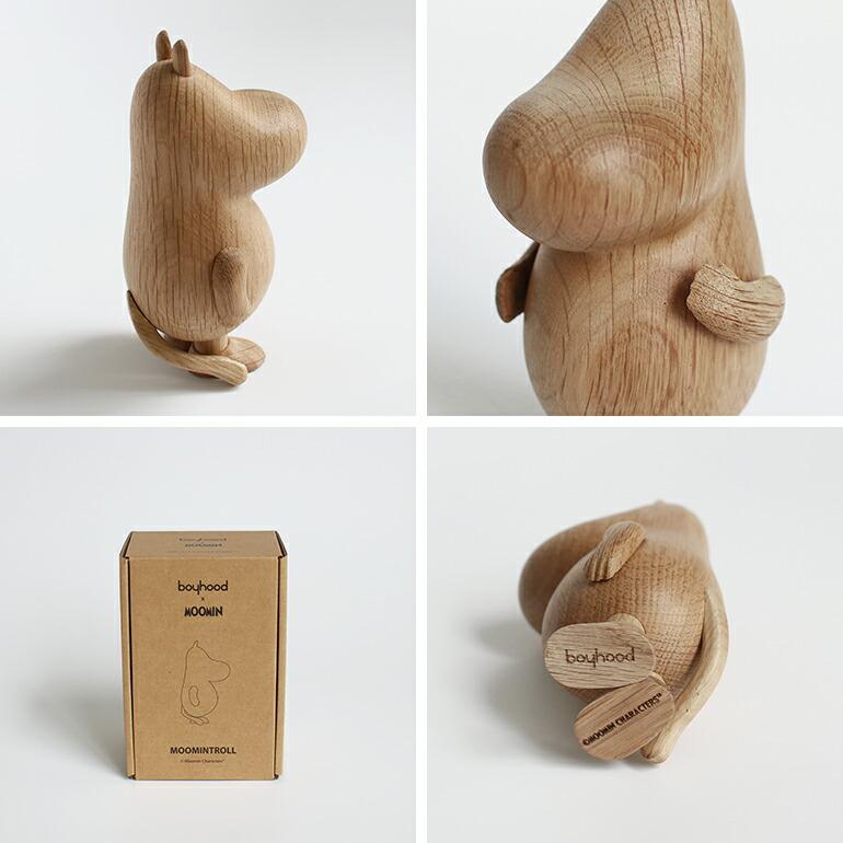 ムーミン オブジェ 木製 デンマーク 北欧 天然木 ハンドメイド BOYHOOD