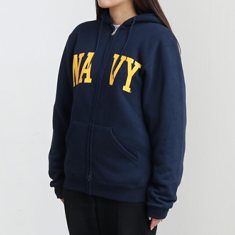 軍放出品 ミリタリー スウェット パーカー ジップ U.S. NAVY アメリカ