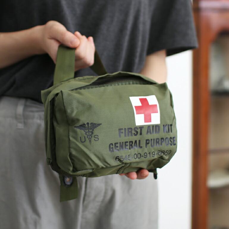 米軍 放出品 ミリタリー ポーチ デッドストック 救急セット FIRST AID