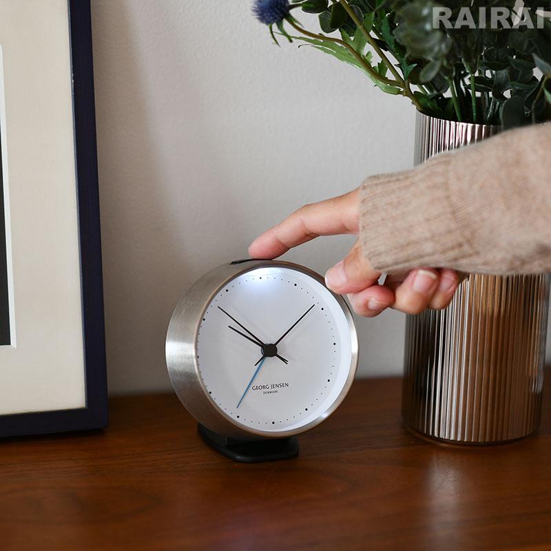 Georg Jensen（ジョージ ジェンセン） 置時計 HK アラームクロック