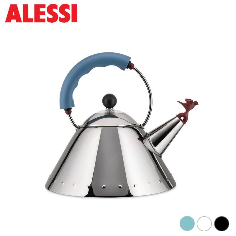 ALESSI（アレッシィ） バードケトル 2L 9093 ライトブルー ブラック
