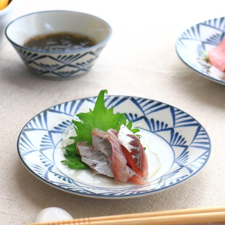 網曳 5寸 取り皿 16cm 国産 美濃焼 反型5.0皿 丸皿 小皿 取り分け皿 中