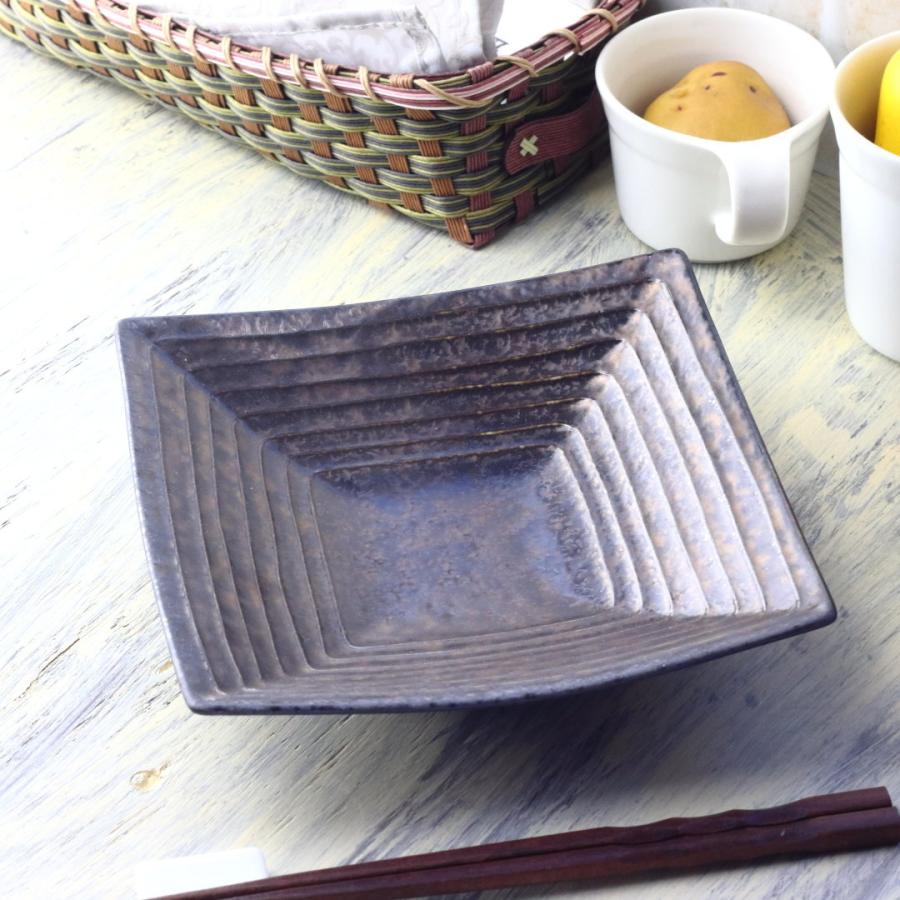 美濃焼千段盛鉢 18.5cm 日本製 美濃焼 プレート 正角皿 スクエア