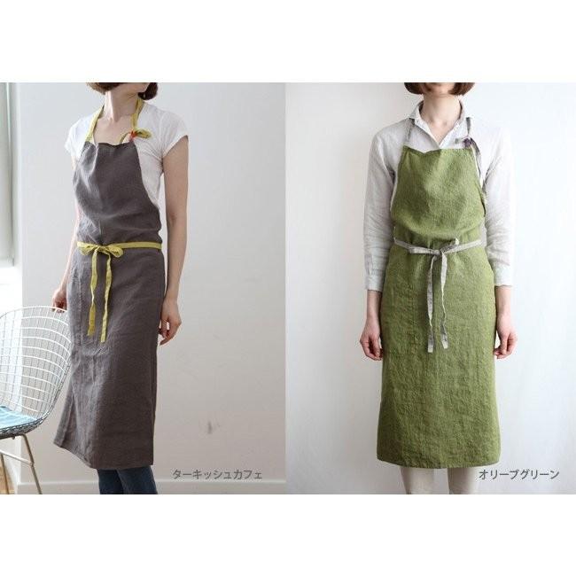 Lino e Lina（リーノエリーナ） マノン リネン エプロン エプロン