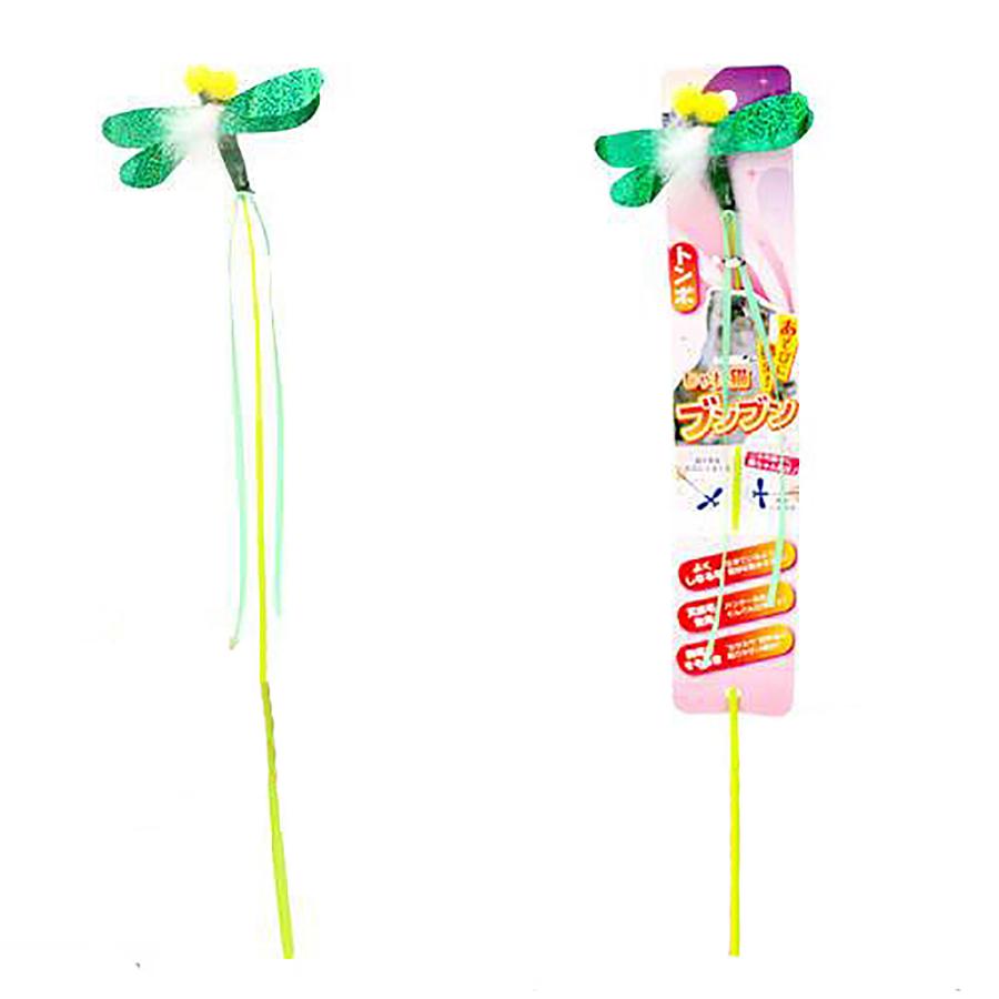 じゃれ猫 猫じゃらし キャティーマン じゃれ猫 ブンブン トンボ 猫 猫