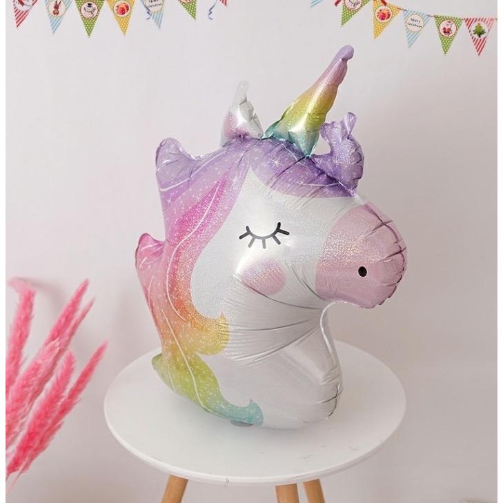 誕生日 飾り付け ユニコーン 風船 パーティー バルーン レインボー