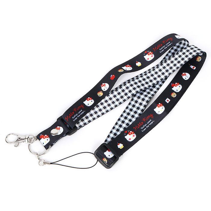 ハローキティ ネックストラップ 携帯ストラップ シンプル サンリオ