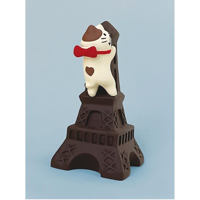 DECOLE（デコレ） エッフェルチョコよじ登り猫 ボンジュール・ショコラ