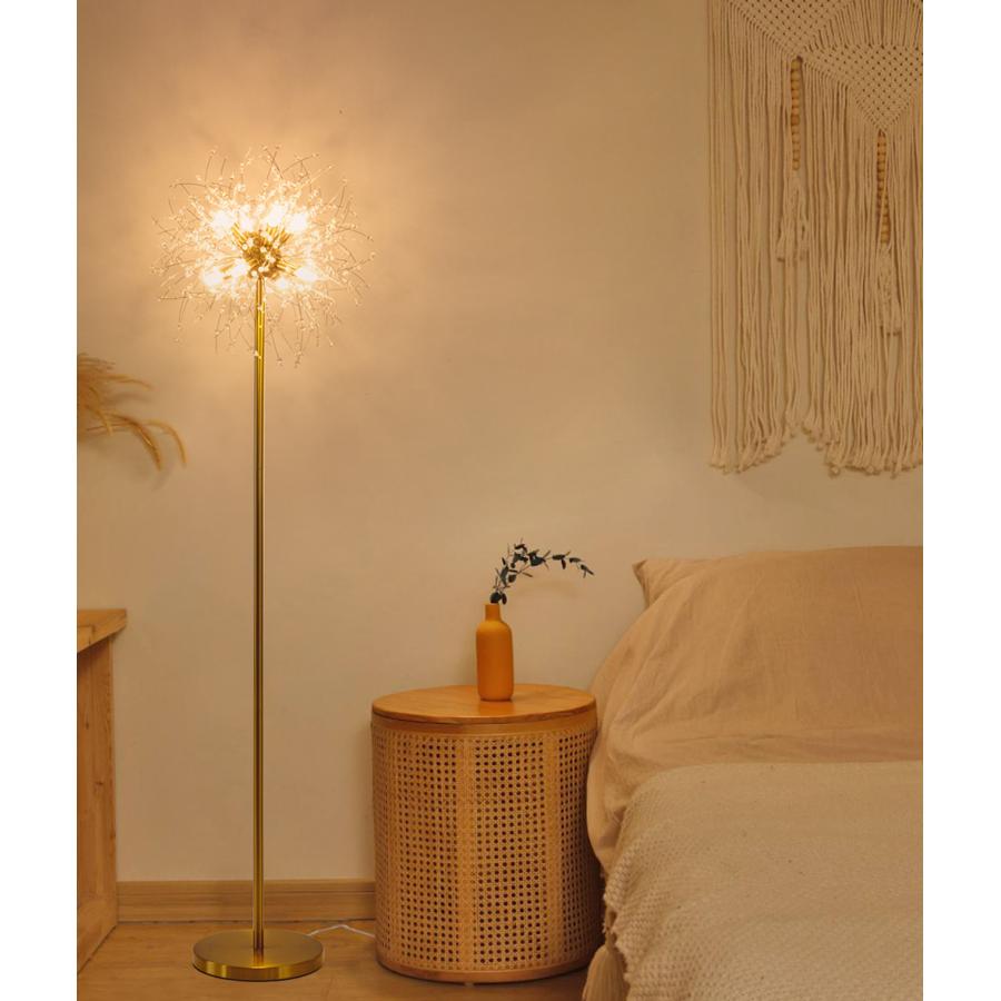 フロアライト 送料無料 真鍮 クリスタル おしゃれ 北欧 スタンドライト