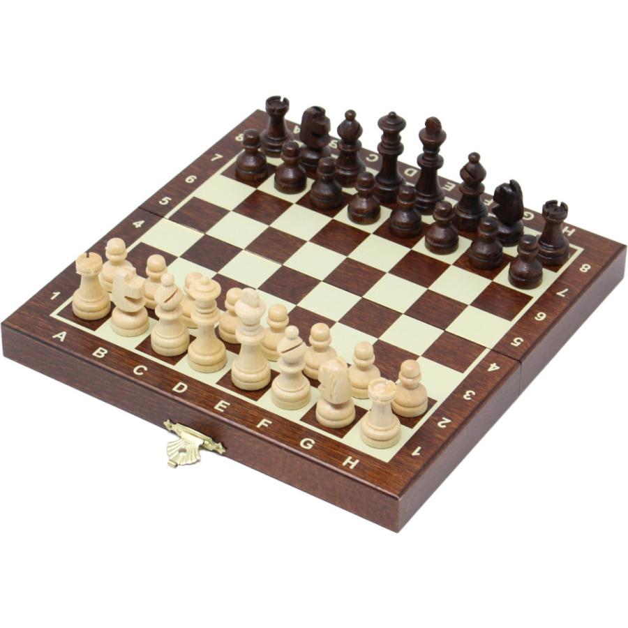 ChessJapan チェスセット 木製 コンパクト 20cm 磁石式 : チェス専門店