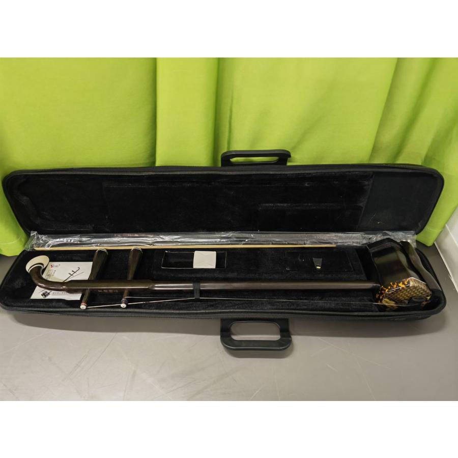 高品質黒檀二胡セット ケース付 手作り 横浜中華芸術学校二胡先生厳選