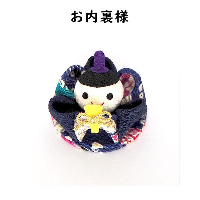 受注生産品】雛祭り 桃の節句 つまみ細工 ミニチュア 雛祭 2個セット