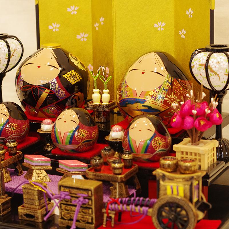 雛人形 大内ひな 2023 大内人形 大内塗工房ふるや 一点物 おひなさま