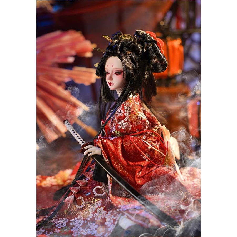 BJD 1/4ドール本体 綾香（Ayaka）和風花魁・芸者 球体関節人形
