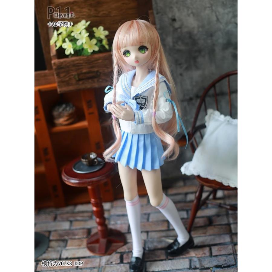 1/4,MDD,MSD セーラー服セット 水色 ドルフィードリーム ドール服