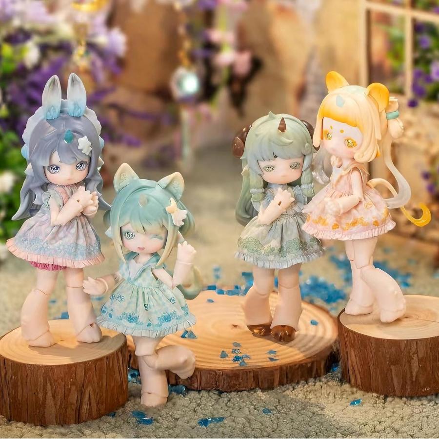 可愛い獣の魔法シリーズ ブラインドボックス 1個ボックス 高約16.5