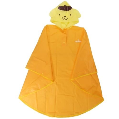 ポムポムプリン 大人用 耳付き レインポンチョ レインウェア サンリオ