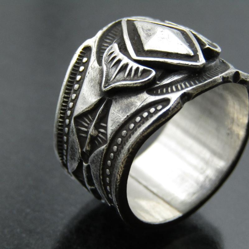 Gary Reeves ナバホ族 リング スタンプワーク ゲーリーリーブス