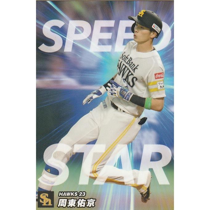 カルビー 2023プロ野球チップス第2弾 SS-02 周東佑京(ソフトバンク