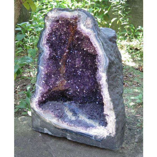 天然原石アメジストドーム14.2Kg 天然紫水晶群晶石ジオドー 紫水晶