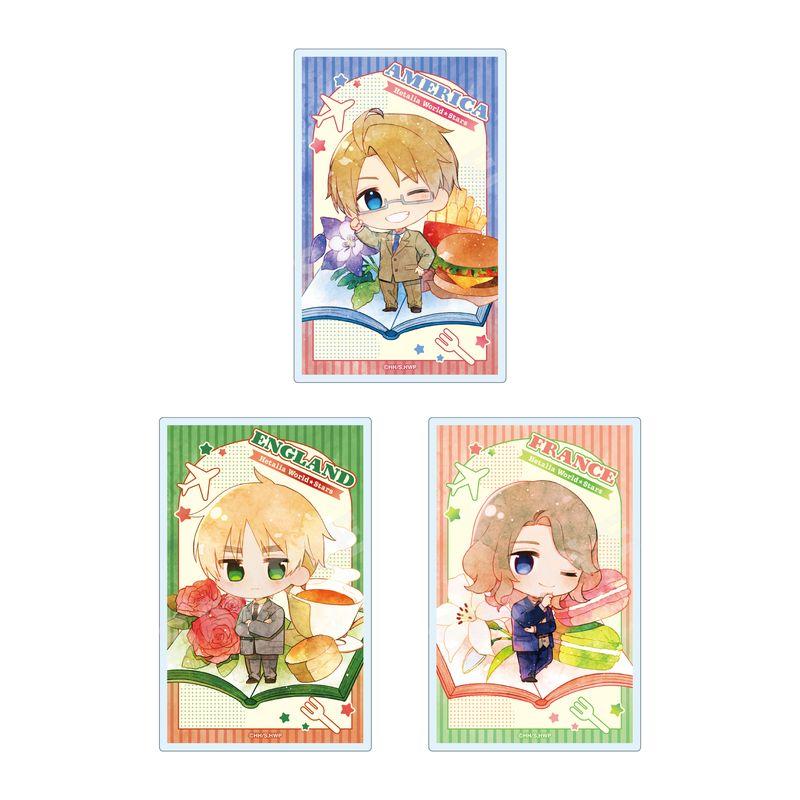 ヘタリア World☆Stars キャラでるアート クリアカード 全8種
