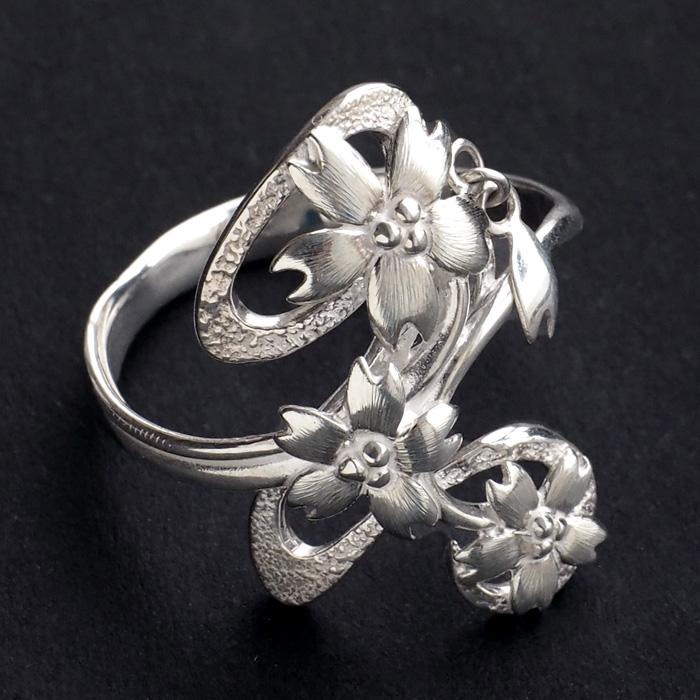 エス 舞桜リング シルバー925 レディース 女性 指輪 5号〜24号
