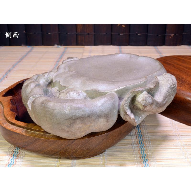 硯 澄泥硯 磨コ硯 中国文房四宝 中国上海工芸品展覧会 出品作品 : 中国