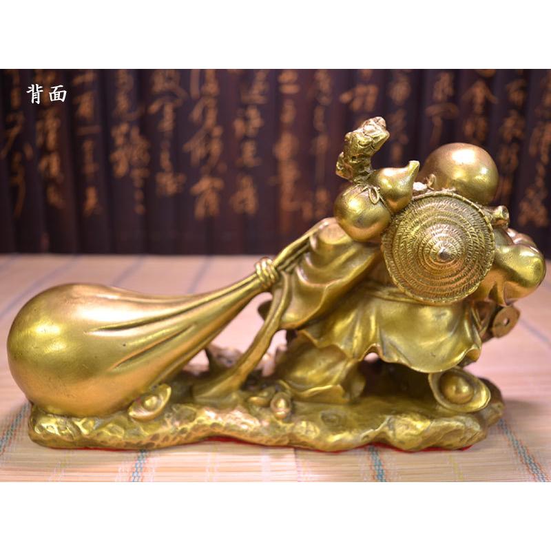 布袋の置物 招財布袋（黄金袋） 弥勒佛 宝くじ : 中国貿易公司ctc