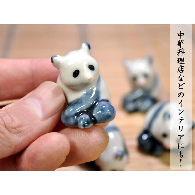 石湾陶器 可愛いパンダ5匹（パンダグッズ） 中国伝統工芸品 : 中国貿易