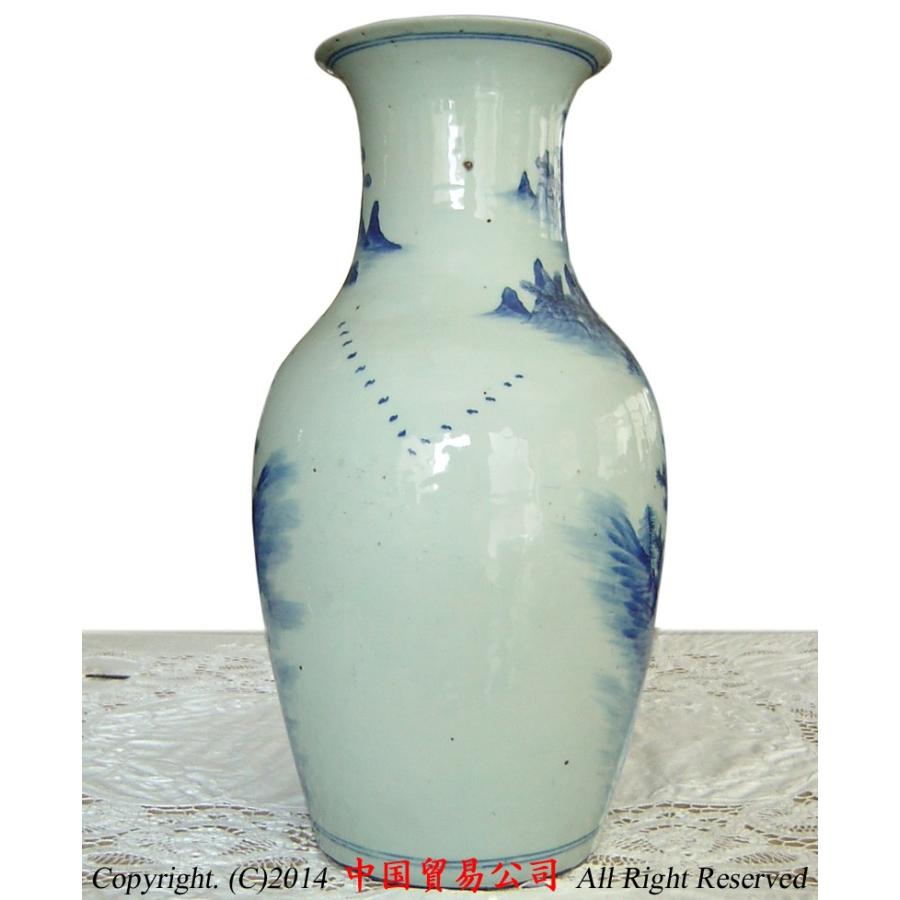 景徳鎮花瓶 故宮蔵磁複製 清朝同治 青花人物紋瓶 : 中国貿易公司ctc