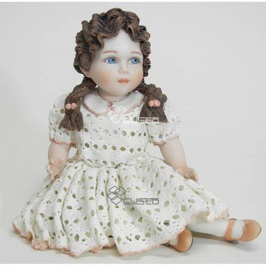 陶器人形 女の子 西洋陶器 インテリア オブジェ イタリア人形 イタリア