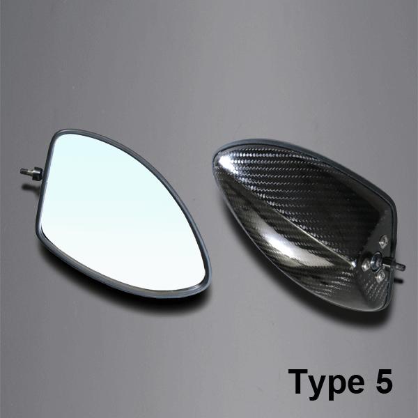 ZX-10R用 フルアジャスタブルドライカーボンミラーセット : A-TECH