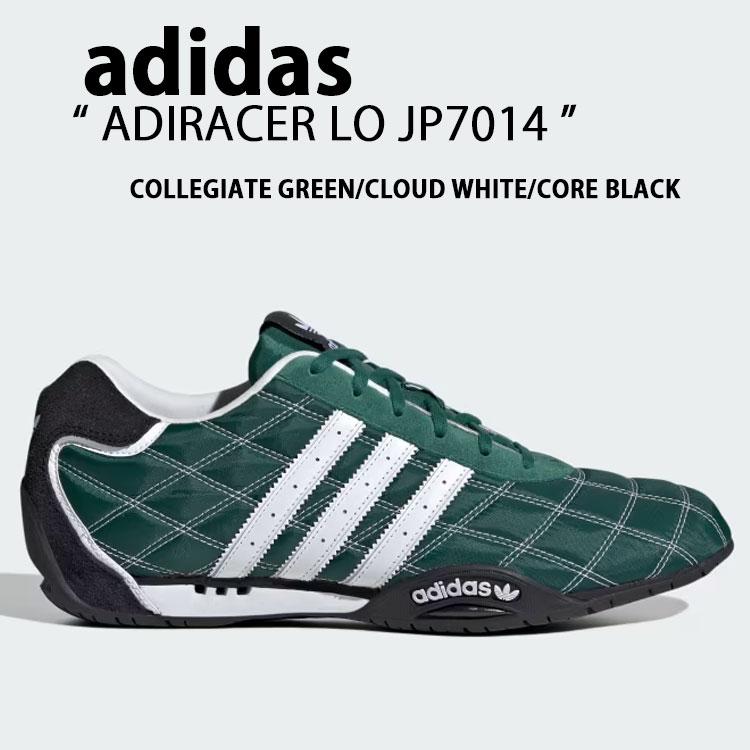 adidas（アディダス） スニーカー ADIRACER LO JP7014 GREEN WHITE