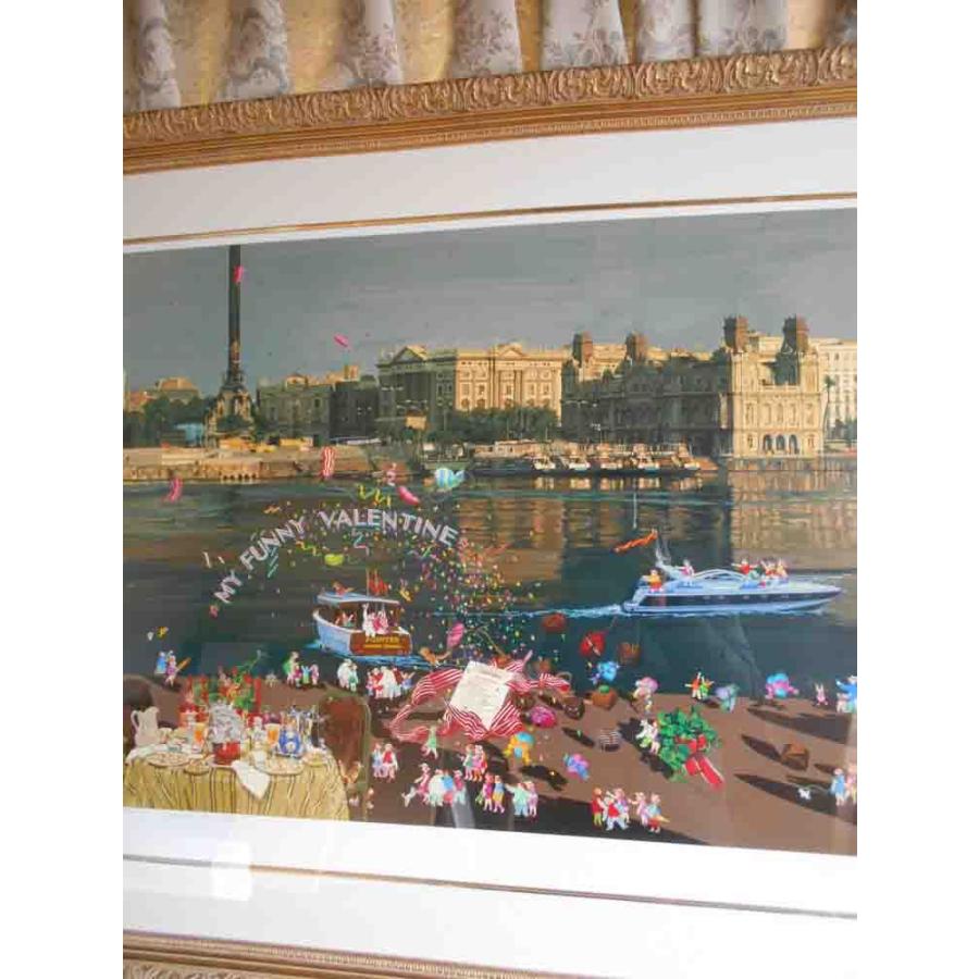 絵画 ヒロ、ヤマガタ 恋人達のフェスティバル 版画 シルクスクリーン