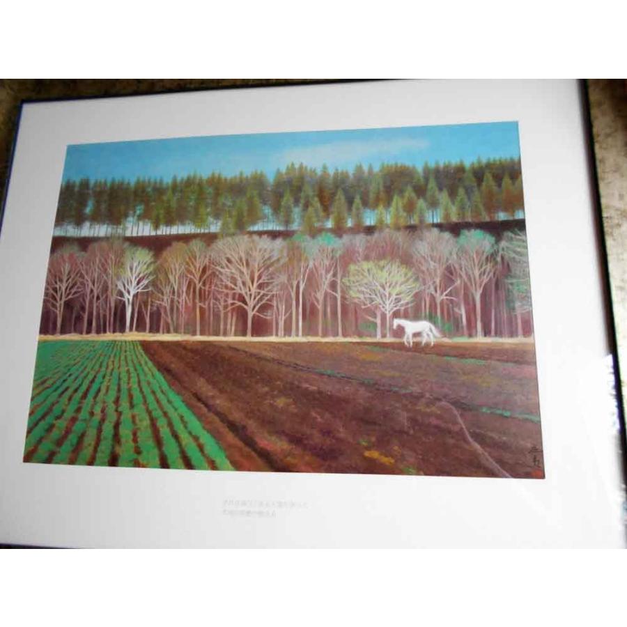 東山魁夷 春を呼ぶ丘 絵画 複製画 : 古都-京都 掛け軸専門店文永堂