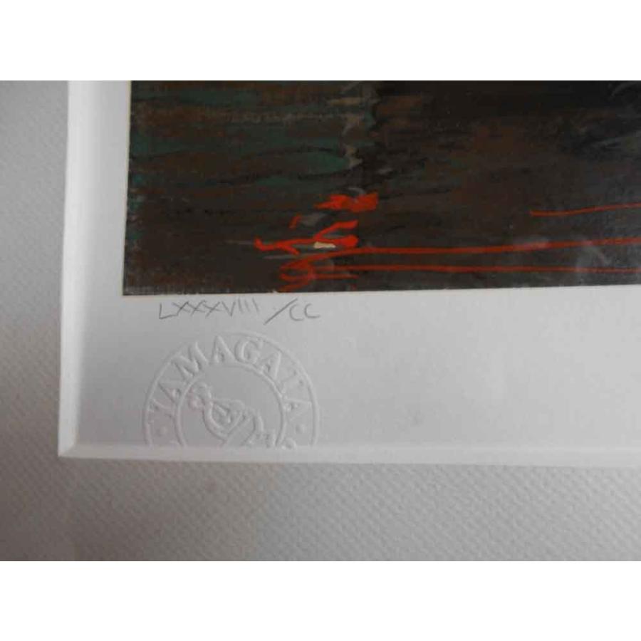 絵画 ヒロ、ヤマガタ ムーングロウII 版画 シルクスクリーン : 古都