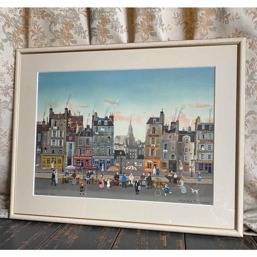 版画 ミッシェル・ドラクロワ Mar chandsQuatres saiisons ドラクロア